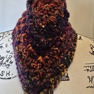 Handmade Chunky Crochet Bandana/Kerchief